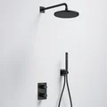 Flova Moonlight GoTurn Square Concealed Thermostatic Valve with Air-Mix Rainshower and Handset small Image 4