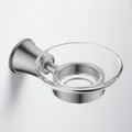Flova Liberty Clear Glass Round Soap Dish with Traditional Holder small Image 4