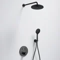 Flova Moonlight GoClick Round Thermostatic Valve with Rainshower and Handset Kit small Image 4
