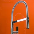 Clearwater Jovian Dual-Flow Modern Kitchen Sink Mixer Tap with Spring Neck Spout - Flat Handle small Image 4