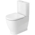 Duravit D-Code Back To Wall Rimless Close Coupled WC Pan - 370 x 600mm small Image 4