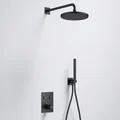 Flova Moonlight GoClick Square Thermostatic Valve with Rainshower and Pencil Handset small Image 4