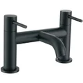 Joseph Miles Titan Flow Bridge Bath Filler Tap - Curved Spout - Stick Handles - Deck Mounted small Image 4