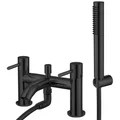Joseph Miles Fenace Contemporary Bridge Bath Mixer Tap with Shower Handset and Hose small Image 4