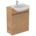 Ideal Standard Eurovit+ Floorstanding Semi-Countertop Unit and Basin - 2 Door - 654 x 878mm small Image 4