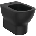 Ideal Standard Tesi Floorstanding Back-To-Wall Matt Black Bidet - 550mm Projection small Image 4