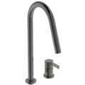 Ideal Standard Gusto Pull Out Kitchen Mixer Tap with C-Shaped Spout - Dual Spray Modes small Image 4
