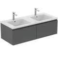 Ideal Standard Finesse Double Wall Mounted Vanity Unit - 2 Drawers - 1200 x 370mm small Image 4