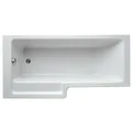Ideal Standard Tempo Special Shaped Cube Shower Bath with Overflow - 1690 x 845mm small Image 4