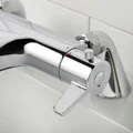 Methven Avoca Thermostatic Chrome Bath Filler Tap with Paddle Lever - Deck Mounted small Image 4