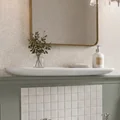 Twyford Alcona White Wall Mounted Ceramic Shelf small Image 4