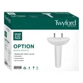 Twyford Option Grab And Go 550mm Wide 2 Taphole Basin With Full Pedestal small Image 4