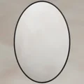 Origins Living Delphine Oval Mirror - Stainless Steel Frame - 550 x 800mm small Image 4