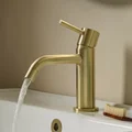 Tavistock Cohort Monobloc Bathroom Sink Mixer Tap with Click Waste - Stick Handle - Deck Mounted small Image 4