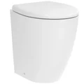 Roper Rhodes Paradigm Rimless Back to Wall WC Pan - White - 370 x 490mm small Image 4