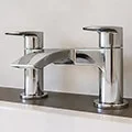 Joseph Miles Kimberley Waterfall Bath Filler Tap - Lever Handles - Deck Mounted small Image 4