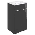 Joseph Miles Alvin Floorstanding Vanity Unit with Basin - 510 x 830mm - 2 Doors small Image 4