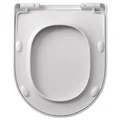 Joseph Miles Heaven White Slim Soft Close Toilet Seat - Top Fixing - 342 x 422mm small Image 4