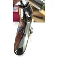 Deva Milan Traditional Deck Mounted High Neck Chrome Kitchen Pillar Taps - Crosshead Handles - Ex-Display small Image 4