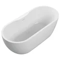 Joseph Miles Freestanding Double Ended Bath with Waste and Overflow Kit - 1655 x 745mm small Image 4