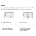 Crosswater Gallery-8 Walk In Shower Screen - Stainless Steel Profile - Reversible small Image 4