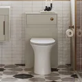 Joseph Miles Quilla Contemporary Floorstanding WC Unit - 500 x 830mm small Image 4