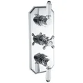 Joseph Miles Odele Traditional Recessed Thermostatic Shower Valve - Rectangular Trim small Image 4