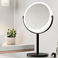 Smedbo Outline Freestanding Round LED Make-Up Mirror - Double-Sided - 180 x 315mm small Image 4
