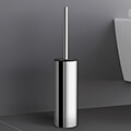 Smedbo Outline Freestanding Round Toilet Brush and Holder - Stainless Steel small Image 4