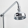 Bristan Colonial Thermostatic Chrome Traditional Mixer Valve with Shower Head small Image 4