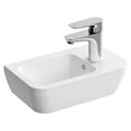 VitrA Integra Compact 1 Taphole Wall Hung Basin With Overflow Hole - 370 x 220mm small Image 4
