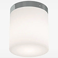 Sensio Mabelle Frosted Glass LED Ceiling Light with Chrome Base  - Square or Round small Image 4