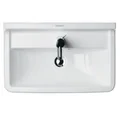 Duravit Starck-3 Underside Glazed 650 x 485mm 1 Tap Hole Wall-Hung Basin With Overflow small Image 4