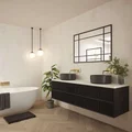 Nuance Postformed Shower Panel - Warm Plaster - 2420mm x 1220mm small Image 4
