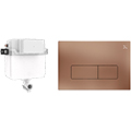 Crosswater MPRO Dual Flush Concealed Cistern with Flush Plate - 4 and 6 Litres small Image 4
