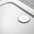 Mira Flight Safe Rectangular Anti-Slip Shower Tray with Waste - Acrylic Capped Stone Resin small Image 4
