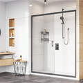 Roman Innov8 Framed Slider Shower Door - Clear Glass - Reversible small Image 4