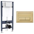 Crosswater Belgravia Slim Depth WC Support Frame with Cistern and Flush Plate - 497 x 1120mm small Image 4