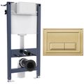 Crosswater Belgravia WC Frame Set with Concealed Cistern and Flush Plate - 450 x 980mm small Image 4