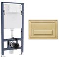 Crosswater Belgravia Wall Hung WC Support Frame with Cistern and Flush Plate - 510 x 1120mm small Image 4