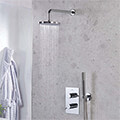 Bristan Prism Thermostatic Concealed Mixer Valve with Shower Head and Handset small Image 4