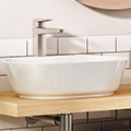 Vitra Geo Oval White Countertop Basin - 545 x 400mm small Image 4