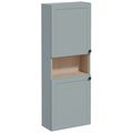VitrA Root Classic Wall Hung Tall Boy Unit with Open Shelf - 570 x 1550mm small Image 4