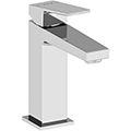VitrA Minimax Contemporary Square Basin Mixer Tap - Straight Spout - Flat Handle small Image 4