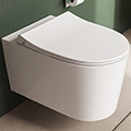 Vitra Sonic Flush Wall Hung WC Pan - 360 x 565mm small Image 4