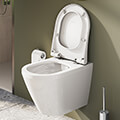 VitrA Universal White Slim Round Toilet Seat - Soft Close - 363 x 457mm small Image 4