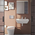 VitrA Integra 1 Taphole Contemporary Rectangular Wall Hung Washbasin - 600 x 360mm small Image 4