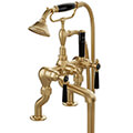 Vado Axbridge Traditional Bath Mixer Tap with Shower Handset - Lever Handles - Deck Mounted small Image 4