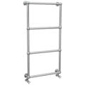 Vogue Ballerina Wall-Mounted Chrome Traditional Towel Rail - 1275mm Height - Four Bars small Image 4