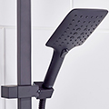 Bristan ABS Square Handheld Shower - Push Button - 3 Spray Mode small Image 4